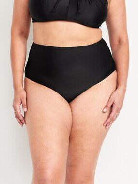 NEW Old Navy Matte High-Waisted Bikini Swim Bottoms | 2X